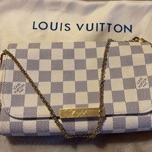 Authentic Louis Vuitton Damier Azur Favorite PM